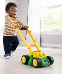 John Deere Electronic Toy Lawn Mower - Lawn Mower Toy with Interactive Sounds and Buttons - Toddler Outdoor Toys - Summer Toys - Ages 2 Years and Up,Green 13 71y9ev6Yc4L