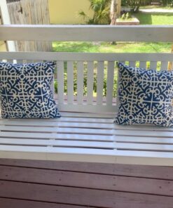 Greendale Home Fashions Outdoor Accent Pillows, Indigo, Set of 2 29 71y9gvbHCWL