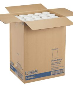Georgia-Pacific Dixie PerfecTouch 5356CD Coffee Dreams Insulated Paper Hot Cup, 16oz Capacity (Case of 20 Sleeves, 50 per Sleeve) 8 Count (Pack of 1) Multicolor 3 71yAdPuoL