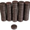 Creative Hobbies 100 Pcs Industrial Ceramic Circle Magnets 11/16 Inch Flat - 18mm Round Disc - 3/16" Thick - Ferrite Magnets Bulk for Crafts, Science & Hobbies, Refrigerator or Whiteboard 50 71yAwg0NLRL