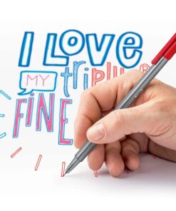 Staedtler STD334SB20A6 Triplus Fineliner Pens, .3mm, Metal Clad Tip, Pack of 20, Assorted Colors 9 71yBIug2v5L
