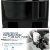 Custom Accessories 91129 Black Mobile Device Organizer with Cup Holder 47 71yBSeAJaTL