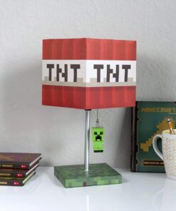Minecraft TNT Block 14-Inch Desk Lamp with 3D Creeper Puller | LED Lamp 17 71yBuXRRDJL