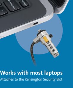 Kensington Combination Cable Lock for Laptops and Other Devices (K64673AM),Black 16 71yCwxkOnL