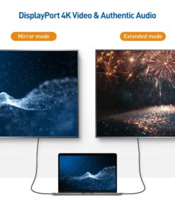 Cable Matters 4K DisplayPort to DisplayPort Cable, Computer Monitor Cable 10 ft, 4K@60Hz, 2K@144Hz, Display Cable, Male to Male Display Port Cable, Gold-Plated DP to DP Cable, 10 Feet 20 71yDkLX35dL 2
