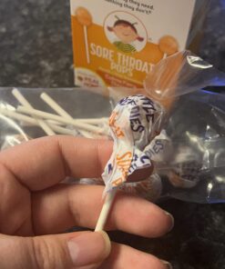 Little Remedies Sore Throat Pops, Made With Real Honey, 10 Count 10 Count (Pack of 1) 15 71yE1W8BY1L