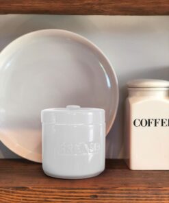 Fox Run 6238 Porcelain Grease Container, White White Porcelain 21 71yE6hE23ML