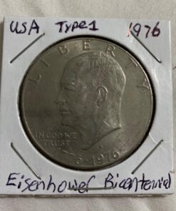 1976-1776 Bicetennial Eisenhower Dollar Coin IKE Dollar, Collectors Coin 13 71yEOX39SyL