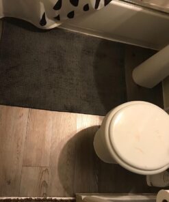 Tivoli II Self Adhesive Vinyl Floor Planks, 10 Pack - 6" x 36", Silver Spruce - Peel & Stick, DIY Flooring - Natural Wood Grain Feel for Kitchen, Dining Room & Bedrooms by Achim Home Decor Wood look 10 Planks 68 71yERcGZFZL