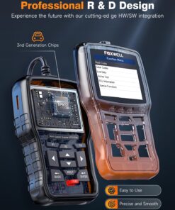 Alternative view of FOXWELL NT510 Elite Fit for Volvo OBD2 Diagnostic Scanner All System Fault Code Reader with Full Bi-Directional Control Active Test, OBDII Functions and All Service Reset Oil EPB BMS TPS ABS Bleeding