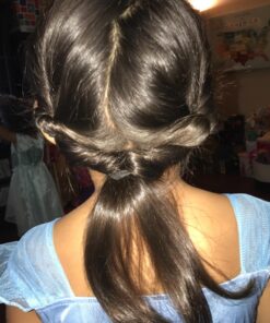 Conair Topsy Tail Hair Tool, Ponytail Hair Loop Styling Tool with Hair Ties Hair Styling Kit Included, 5-Piece Set Black 40 71yFIwwc9mL