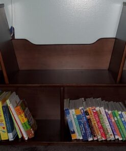 Amazon Basics Kids 4-Cube Bookcase With Reading Nook and 6 Shelves for Storage, Espresso, 11.8" D x 40.1" W x 24" H 26 71yGDTxVVuL