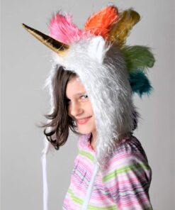 Storybook Wishes Plush Soft Fuzzy Unicorn Child/Youth Hat, White 36 Months White Unicorn Hat, Child/Youth 20 71yGYQmSgHL