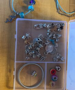 klmars Charm Bracelet Making Kit,Jewelry Making Supplies Beads,Unicorn/Mermaid Crafts Gifts Set for Girls Teens Age 5-12 47 71yI68VClYL