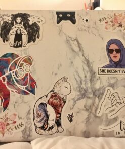 MOSISO Compatible with MacBook Pro 13 inch Case M2 2023, 2022, 2021-2016 A2338 M1 A2251 A2289 A2159 A1989 A1708 A1706, Plastic Pattern Hard Shell Case&Keyboard Cover&Screen Protector,White Marble 59 71yIAU0XoZL