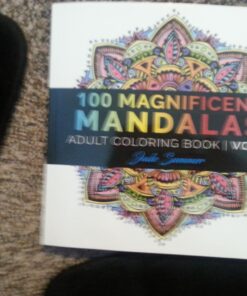Mandala Coloring Book: 100+ Unique Mandala Designs and Stress Relieving Patterns for Adult Relaxation, Meditation, and Happiness (Magnificent Mandalas) Paperback, Large Print 64 71yIKtahKrL