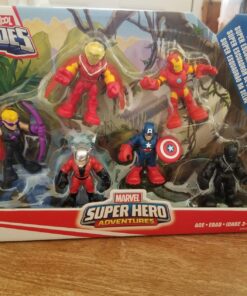 Marvel Playskool Heroes Super Hero Adventures Captain America Super Jungle Squad Toy Action Figure 24 71yJ UF 9LL