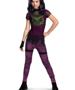 Mal Isle Of The Lost Deluxe Girls The Descendants Disney Costume Small (4-6x) 7 71yJLbngoL