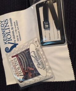 Bunnel Premier Violin Clearance Outfit 4/4 Full Size - Carrying Case and Accessories Included - Solid Maple Wood and Ebony Fittings By Kennedy Violins 4/4 (Full) 46 71yJNhElGL