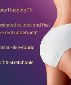 Tena Incontinence Underwear for Women, Super Plus Absorbency, Extra Large, 14 Count 14 Count (Pack of 1) 18 71yJvfY6d3L