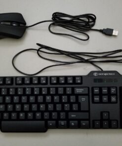 Wired Keyboard and Mouse Combo, Gofreetech Full-Size Keyboard and Mouse Combo with Optical 3 Button Mouse, USB Plug-and-Play, Compatible with Desktop, Laptop, Notebook, PC Windows 46 71yKHGJ4t4L