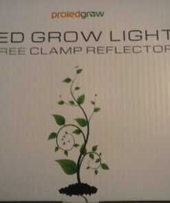 Indoor LED Grow Light Bulbs w/ Clamp Reflector (12W) Efficient Greenhouse Red & Blue Hydroponics Lighting | Produce Healthier Plants, Herbs, Flowers 47 71yKKl7Iz3L