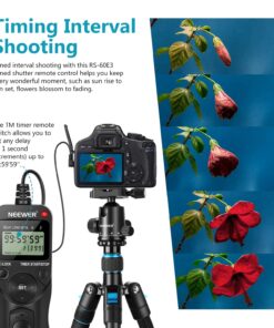 Neewer LCD Timer Shutter Release Remote Control for Canon 700D/T5i, 650D/T4i, 550D/T2i, 500D/T1i, 350D/XT, 400D/XTi, 1000D/XS, 450D/XSi, 60D, 100D, and Pentax Standard Packaging 26 71yLMJexCxL