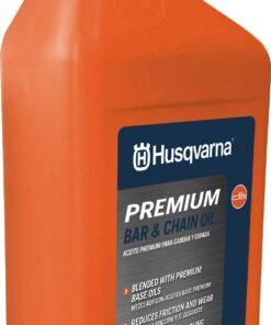 Husqvarna X-Guard Premium All Season Mineral Bar and Chain Oil, Chainsaw Oil for Superior Cutting Equipment Protection in All Conditions, 1 Quart Bottle 12 71yLtzgH00L