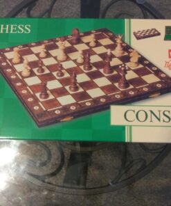 Wegiel Chess Set - Consul Chess Pieces and Board - European Wooden Handmade Game - JUNIOR 97 71yMOBoi1vL