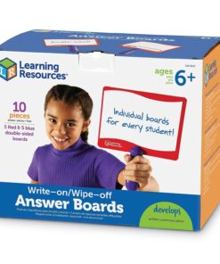 Learning Resources 0647 Write-On/Wipe-Off Answer 10-Set Cards 11 71yMdSFg7HL