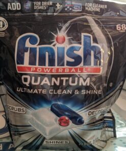 Finish - Quantum - 68ct - Dishwasher Detergent - Powerball - Ultimate Clean & Shine - Dishwashing Tablets - Dish Tabs 68 Count (Pack of 1) 31 71yMiBMUj8L