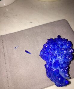 mookaitedecor Titanium Coated Natural Rock Crystal Cluster Geode Stone Specimen, Blue #3-blue 25 71yMpaV3 mL