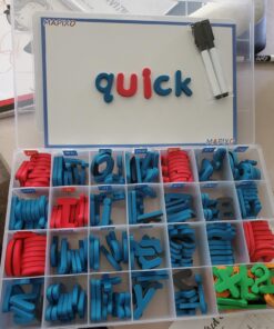 JoyNote Classroom Magnetic Letters Kit 234 Pcs with Double-Side Magnet Board - Foam Alphabet Letters for Kids Spelling and Learning 41 71yNNjm8dcL