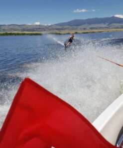 Airhead StIK-a-FLAG Water Ski Flag - Attaches to Boat Windshield for Convinience - Enhanced Visibility and Safety for Water Skiing 5 71yNNzOitL