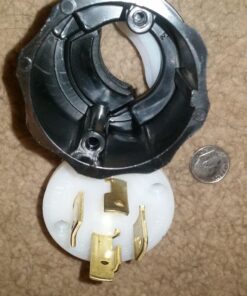 Leviton 2711 30 Amp, 125/250 Volt, NEMA L14-30P, 3P, 4W, Locking Plug, Industrial Grade, Grounding - Black-White 19 71yNgp3s4HL