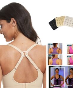 HOFISH 3PACK Full Bust Seamless Nursing Maternity Bras Bralette S-XXL with Extra Bra Extenders & Clips X-Large Blackbeigepink 24 71yP3NqZ7L 1