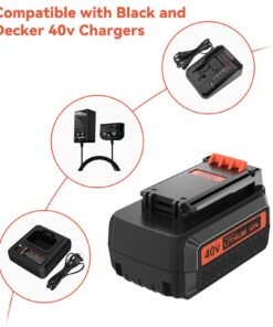 Moticett 3.0Ah Replacement for Black and Decker 40V Battery Compatible with Black and Decker 40v Lithium Battery Compatible with Black and Decker Battery LBX2040 LBXR36 LBXR2036 LST540 LCS1240 LBX1540 12 71yPJLLAnjL