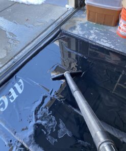 AutoFloorGuard AFG7918 MidSize Heavy Duty Garage Floor Mat for Under Car for Rain, Ice, and Mud with Stay-Put Corner and Telescoping Squeegee Mid-Size 32 71yQC4fmy L