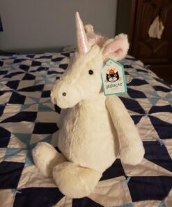Jellycat Bashful Unicorn Stuffed Animal, Medium, 12 inches Medium - 12" 29 71yQJOJ15EL