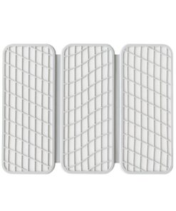 Dorai Home Dish Pad – Collapsible Kitchen Dish Drying Mat – Wrapped in Silicone Webbing to Protect Dishes – Dries Instantly – Modern and Stylish – Minimal Design to Match Any Countertop – Sandstone 23 71yQQnLRXL