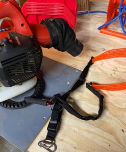 LimbSaver Comfort-Tech Power Tool Sling, for Weed Eaters, Brush Cutters, Leaf Blowers, and More, Fully Adjustable, Designed to Reduce Fatigue, Orange 17 71yQYB1fAfL