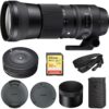 Sigma 150-600mm F5-6.3 DG OS HSM Zoom Lens Contemporary for Nikon DSLR Cameras (745-306) with Sigma USB Dock for Nikon Lens & Sandisk Extreme 32GB Professional SDHC Class 10 UHS-II Memory Card 12 71yRGdXl5SL