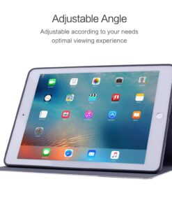 Ipad Air Case/Ipad Air 2 Case/Ipad 9.7 Inch Case 2017 2018,Vimorco Premium PU Leather Folio Smart Cover with Auto Wake Sleep/Stand/Protective for Apple iPad 6th / 5th Gen, Eiffel Tower 17 71yRHmad4ZL