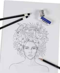 Tombow 51523 MONO Drawing Pencil Set, Assorted Degrees, 12-Pack. Professional Quality Graphite Pencil Set with Eraser and Sharpener 31 71yRNcRdpML