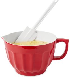 Rubbermaid Commercial Products Cold Temperature Scraper Spatula, 16.5 Inch, Clean-Rest Design (FG1906000000),White 6 71yRSIscD2L