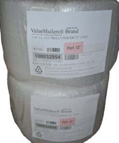 ValueMailers Bubble Cushioning Wrap Roll, Small, Pack of 4 rolls
