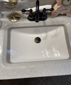 Derengge F-4501-NB 2 Handle Oil Rubbed Bronze Bathroom Sink Faucet with Pop up Drain,cUPC NSF AB1953 44 71ySE32pjbL