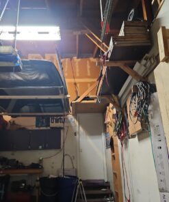 Kayak Storage Hoist - Overhead Pulley System with 125lb Capacity for Canoes, Bikes, Ladders, and More - For up to 12-Foot Ceilings by Rad Sportz 1 Traditional 48 71ySKN8066L