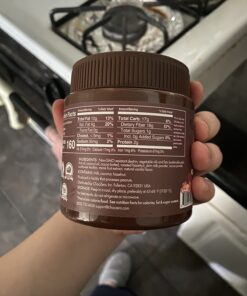 ChocZero Milk Chocolate Hazelnut Spread - Keto Friendly, No Sugar Added, Best Low Carb Dessert, Perfect Topping for Almond Flour Pancakes, Naturally Sweetened with Monk Fruit (1 jar, 12 oz) 31 71ySTNeSpyL