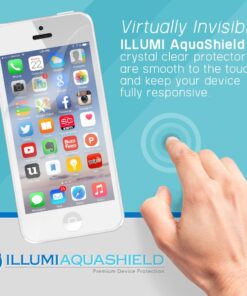 Alternative view of ILLUMI AquaShield Screen Protector Compatible with Amazon Fire 7 inch (2015)(2-Pack) No-Bubble High Definition Clear Flexible TPU Film